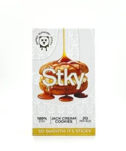 STKY Disposable Jack Cream Cookies Flavor premium disposable vape device featuring rich creamy flavor and smooth vapor performance